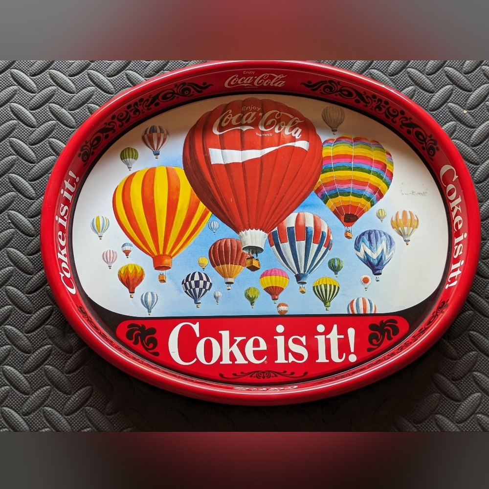 Coca-Cola Hot Air Balloon Tray